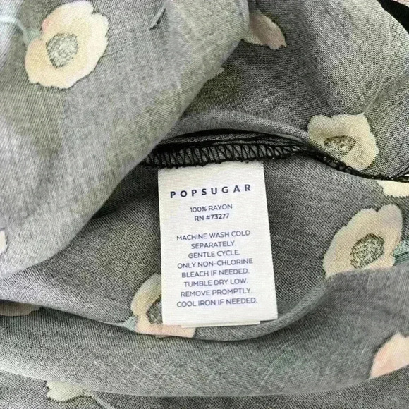 PopSugar Poppy Floral button down dress size M - Picture 10 of 10